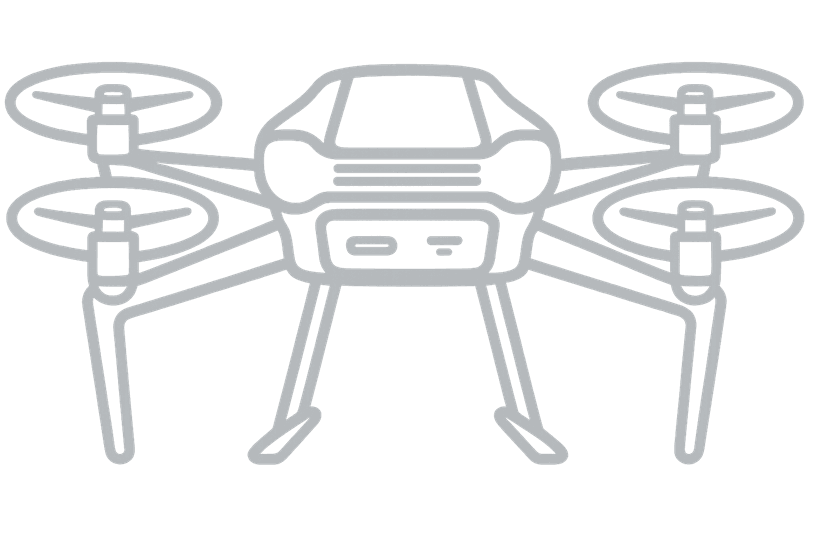 Drone prototype illustration